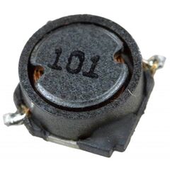 SRR7032-101M, катушка индуктивности силовая проволочная экранированная 100мкгн ±20% 1кгц 28q-фактор феррит 450ма 540мом по постоянному току лента на катушке