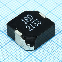 SRP1270-100M, индуктивность smd силовая экранированная проволочная 10мкгн ±20% 100кгц порошковое железо 10a 0.0168ом по постоянному току лента на катушке