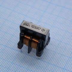 PLA10AN1030R7R2B, дроссель синфазный 2x10mh 700ma 300vac 500vdc