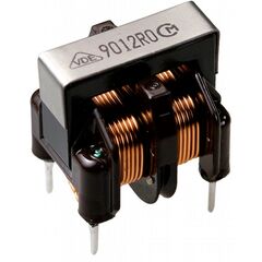 PLY10AS9012R0R2B, дроссель синфазный гибридный 2x0.9mh 2x65uh 2a 300vac