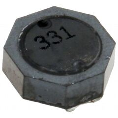 SRU1038-331Y, катушка индуктивности силовая проволочная экранированная 330мкгн ±30% 100кгц 20q-фактор феррит 550ма 773мом по постоянному току лента на катушке