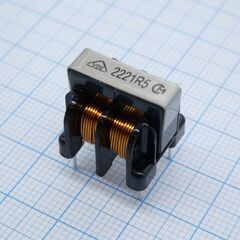 PLA10AS2221R5R2B, дроссель синфазный 2x2.2mh 250vac 1.5a 0.22 ohm