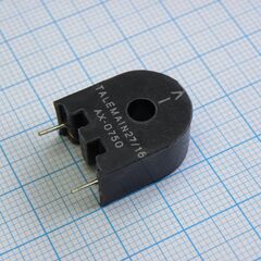 AX-0750, датчик тока 7.5a, 750:1, 50/60hz, 1 обмотка