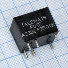 AS-322, датчик тока; 0-15a; 1:200; 20-200khz; 2об/1об