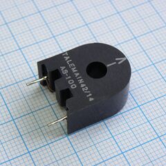 AS-100, датчик тока 30a, 1:50, 20-200khz, 1 обмотка