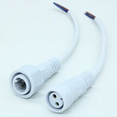 2PIN WP L=40 D=21.5MM 2*0.75MM2, пара герм., ip68, 6a, dc 0-24в (ac110-220в), d=21,5мм, 2*0.75мм2, l=40см, -20...80 c