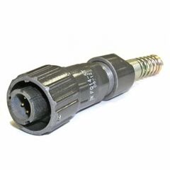 FQ14-5PIN TJ-8, кабельная вилка, 5 контактов, пружиный хвостовик под кабель 8мм