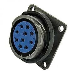 FQ24-10PIN ZK, блочная розетка, 10 контактов