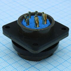FQ24-8PIN ZJ, блочная вилка, 8 контактов