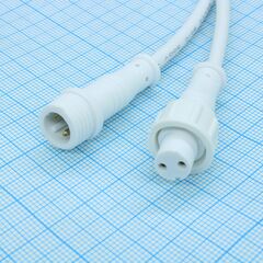 2PIN WP L=40 D=13MM 2*0.3MM2, разъём герметичный 2 контакта l=40мм d=13 мм