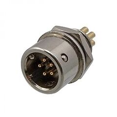 XS9-5(ZN) PANEL PLUG, разъем быстрого соединения, 5-ти контактый