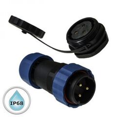 SZC28 3P-M-FB, разъём герметичный szc28 3p-m-fb, 3 контакта