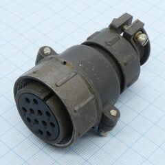 ШР32П12НШ1 розетка, соединитель цилиндрический низкочастотный