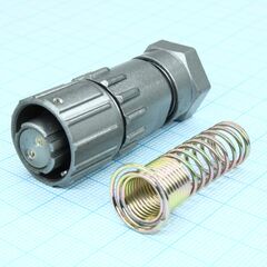 FQ14-2TK-8, кабельная розетка, 2 контакта