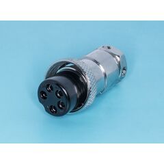 AC-M16-5F, разъем m16 гнездо на кабель 5 контактов, пайка m5900d