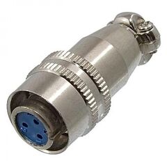 XS9-3(ZN) CABLE JACK, разъем быстрого соединения, 3-х контактый