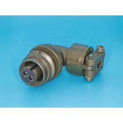 MS3108E-10SL-4S, разъём серии ms 2 контакта, гнездо на кабель, прямой угол