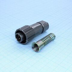 FQ14-4TJ-7, кабельная вилка, 4 контакта