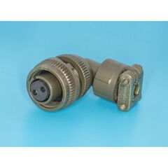 MS3108E-12S-3S, разъём серии ms 2 контакта, гнездо на кабель, прямой угол