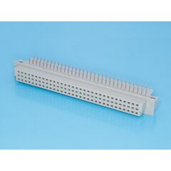612R-64F-E, разъем din 41612 64 контакта, гнездо, прямой угол, 3ряда