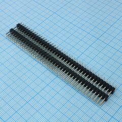 PLHD-80 (CH-254-PH-2X40-S-30/104/60-GO-A, штыревой соединитель 2х40 шаг 2.54мм