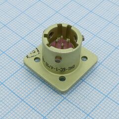ОНЦ-БС1-4/10-В1-1В, соединитель цилиндрический низкочастотный