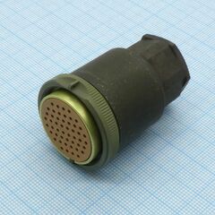РС50ТВ розетка с/к, соединитель цилиндрический низкочастотный