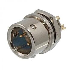 XS9-2(ZN) PANEL PLUG, разъем быстрого соединения, 2-х контактый