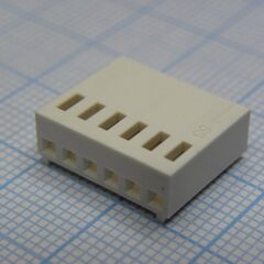 I-DS1070-SCV06, розетка на кабель 2.54мм, требуются контакты t-ds1070-sc600