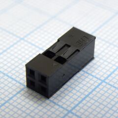 I-DS1071-SCB02X2, гнезда на кабель, двухрядные, требуются контакты t-ds1071-sc600