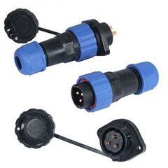 SZC21 3P-M-FE, разъём герметичный szc21 3p-m-fe, 3 контакта