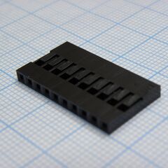 I-DS1071-SCB01X10, гнезда на кабель, однорядные, требуются контакты t-ds1071-sc600
