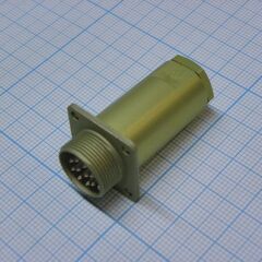 РС10ТВ вилка с/к, соединитель цилиндрический низкочастотный