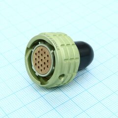 ОНЦ-БС1-19/18-Р12-1В, соединитель цилиндрический низкочастотный