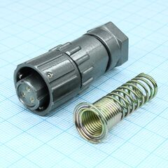 FQ14-3TK-8, кабельная розетка, 3 контакта
