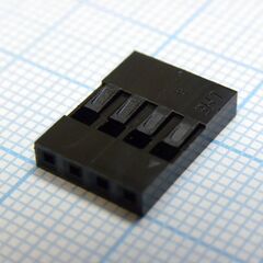 I-DS1071-SCB01X4, гнезда на кабель, однорядные, требуются контакты t-ds1071-sc600