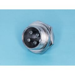 AC-M16-4M, разъем m16 вилка на блок 4 контакта, под гайку m5902c