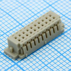 DF13-20DS-1.25C, сокет обжимной серия df13 20 контактов два ряда шаг 1.25 мм