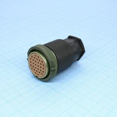 РС32ТВ розетка с/к, соединитель цилиндрический низкочастотный