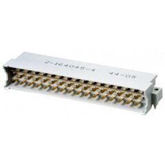 2-164045-4, разъем din 41612, 48 контакт(-ов), штекер, 5.08 мм, 3 ряда, a + b + c