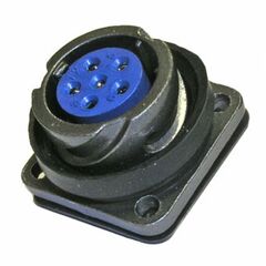 FQ18-6PIN ZK, блочная розетка, 6 контактов