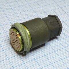 РС32ТВ розетка с/к, соединитель цилиндрический низкочастотный