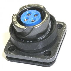FQ14-4PIN ZK, блочная розетка, 4 контакта