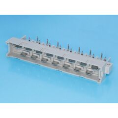 612H-15M, разъем din 41612 h-15, 15 контактов, вилка, прямой угол, 2 ряда
