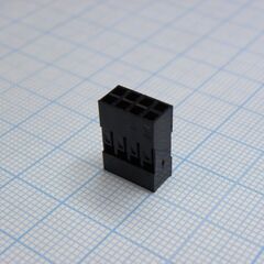 I-DS1071-SCB02X4, гнезда на кабель, двухрядные, требуются контакты t-ds1071-sc600