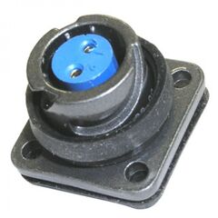 FQ14-2PIN ZK, блочная розетка, 2 контакта