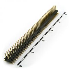 PLLD1.27-80S, разъем штыревой двухрядный 80 контактов smd, шаг 1,27мм