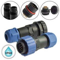SZC21 12P-F-M, разъём герметичный szc21 12p-f-m, 12 контактов