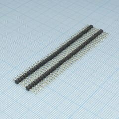 DS1030-01-1X40P8BV2B, штыри однорядные межплатные с шагом 2.0мм тип 2 (10.4*6*3)