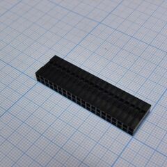 BLD-2x20, гнезда на кабель, двухрядные